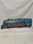 Vintage MF-804 International Express Locomotive Friction Tin Toy Train. Fixed Price $14.00.
