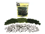 Woodland Scenics TR1101 Light, Medium & Dark Green Trees Kit (36 Pcs). Fixed Price $21.70.