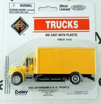 Ho Scale International 2-AXLE Drywall Box Van Yellow Boley #4102-88. Fixed Price $20.00.