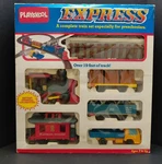 Vintage Playskool Express Train Set Original Box Works Perfectly 100% Complete. Fixed Price $75.00.