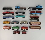 Lot Of 20 Vintage Ho Scale Freight Cars Cabooses Crane Tyco Bachmann Ahm No Box. Fixed Price $64.99.