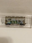 Mtl Micro-trains Norfolk Western Nw Bay Hopper Factory Weathered 09244050. Fixed Price $45.00.