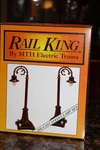 Railking By Mth 30-1030 No. 57 Maroon Street Lamp New Accessory. Fixed Price $27.16.