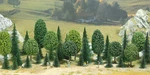 Mixed Forest (pack Of 35 Trees) Ho/oo Gauge Busch 6490. Fixed Price $73.35.