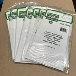 Evergreen Scale Models Styrene Metal Siding Sheets Lot Of 7 Assorted Sizes. Fixed Price $48.00.