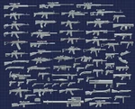 Action Figure - Toy Guns Collection 1:18, 1:12, 1:10 Scales. Fixed Price $5.00.