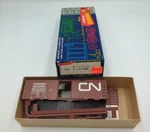 Scale Roundhouse 40' Box Car Kit 1036 Canadian National Cn 424077 - Nos. Fixed Price $14.95.