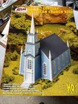 Atlas 19TH Century American Church Kit - Ho Scale #708 Nib. Fixed Price $29.95.