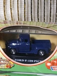 Motor Max Fresh Cherries Blue 1956 Ford F-100 Pick Up. Fixed Price $14.00.
