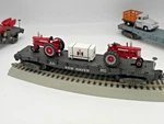American Flyer 24539 Flat Car With Farm Equipment Modified Read Description. Fixed Price $50.00.