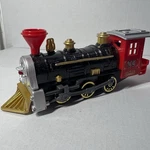 Toysmith Die-cast Steam Locomotive 7" Pull Back Action Train Black & Red. Fixed Price $12.49.
