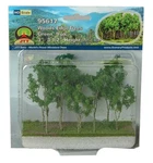 Jtt Woods Edge Trees Green To 3-1/2IN 7.6 8.9CM PKG(9) 05 95617. Fixed Price $14.98.