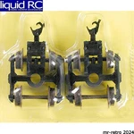 Atlas Trains 22071 100-TON Roller Bearing Trucks W/accumate. Fixed Price $10.56.