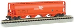 Bachmann 19156 Scale 4 Bay Covered Hopper Potash Cglx. Fixed Price $31.99.