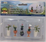 Jtt Scenery Products 95572 Ho Flower Plants Potted Assortment Set #4 (pack 6). Fixed Price $9.73.