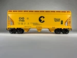 Lionel 6-17100, Chessie System Acf 3-BAY Covered Hopper, Nib (1988). Fixed Price $26.50.