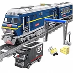 General Jim's Power Blue Diesel Cargo Train 1002 Pcs Motorized Set. Fixed Price $92.69.