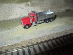 Scale Custom Trainworx Peterbuilt 379 Red Tandom Axle Dump Truck Detailed. Fixed Price $75.00.