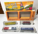 Vintage Life Like "little Joe" Scale #7795 Train Boxcars & Tanker Set Of 4. Fixed Price $48.00.