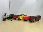 Scientific Toys Eztec Scale Train Set Pennsylvania 9714 Engine Tender Works. Fixed Price $49.99.