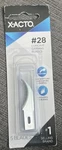 X-acto X228 #28 Concave Carving Blade Carded (5). Fixed Price $15.00.
