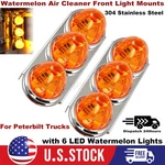 For Peterbilt Led Watermelon Air Cleaner Front Light & Mount Semi Tractor Trucks. Fixed Price $105.99.