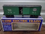 K-line Gauge K-7005 New York Central Operating Boxcar. Fixed Price $18.50.
