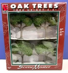 New Life-like Scenemaster Oak Trees 4"-5" # 1933 Sealed In Ho Gauge. Fixed Price $19.95.