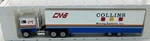 Ho 1:87 Con-cor 1021 Freightliner Coe W/43' Moving Van Trailer Collins. Fixed Price $15.95.
