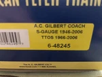 American Flyer Santa Fe A. C. Gilbert Coach Passenger Car. Fixed Price $299.99.
