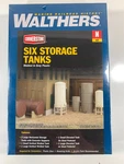Walthers Cornerstone 933-3265 Six Storage Tanks, Scale. Fixed Price $13.00.