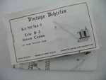 Vintage Vehicles (like Jordan) Ho Kit 764-5: Erie B-2 Steam Crane. Fixed Price $69.00.