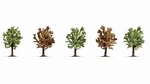 Noch 25615 Fruit Trees, Blossoming - Pieces, 8 Cm High. Fixed Price $20.60.