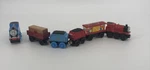 (lot) Thomas & Friends Die Cast Mattel 2012 W/ Carts Extra Engine!. Fixed Price $29.72.