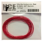 Nce 0252 Ho Strand Ultra Flex Wire 10' 30 Awg Red. Fixed Price $9.31.