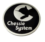 Thick Cast Aluminum Chessie System Railroad Engine Kitten Herald Sign Plate. Fixed Price $40.00.