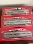 American Flyer New Haven 48935,48936,48937, Pass. Coaches- Nib. Fixed Price $220.00.