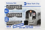 Nyc New York City Mta Subway Car Set R160 W/ Lights & Sound-tracks Daron Nib. Fixed Price $49.95.