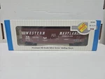 Bachmann Silver Series Premium Ho Western Maryland 50' Plug Door Box Car #18037. Fixed Price $14.24.