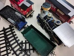 Scientific Toys Union Pacific 3691 Train Engine Locomotive Untested Set. Fixed Price $60.00.