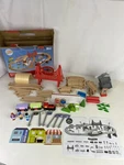 Cute Stone Wooden Train Toy Rail Series 63-PIECE Set Of. Fixed Price $33.10.