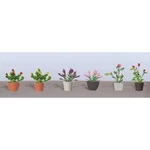 Jtt Scenery Products 95565 Ho 5/8" Assorted Potted Flower Plants #1 (pack Of 6). Fixed Price $10.28.