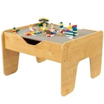 Kidkraft Reversible Wooden Activity Table With Board 195 Building Bricks. Fixed Price $236.99.