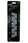 Kato #20-434 Scale Unitrack Black Single Truss Bridge 9 3/4" (248MM). Fixed Price $14.95.