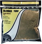 Woodland Scenics Model Railroad Landscape Blended Turf Earth (large Bag). Fixed Price $7.19.