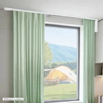 Electric Curtain Rail W/remote Control, Motorized Track For 2.16-3.2M. Fixed Price $103.95.