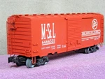 Lionel Minneapolis & St Louis Red PS-1 40FT Box Car Scale 3 #6-27292 Nib. Fixed Price $59.99.