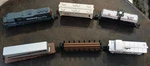 Southern Pacific Miniature Train Set Replicas (lot Of 6) W/ Original Boxes 1997. Fixed Price $45.00.