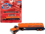 1960 Ford Tanker Truck Orange And Blue Gulf Oil 1/87 (ho) Scale Model By Classic. Fixed Price $44.98.