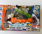 Matchbox Mega Rig Shark Ship - Near Complete With Bouns Pieces. Fixed Price $89.99.